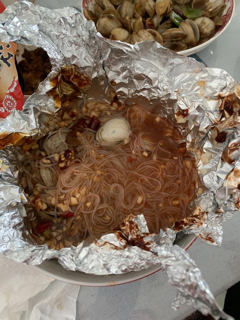 锡纸花甲粉丝（超详细零厨艺）