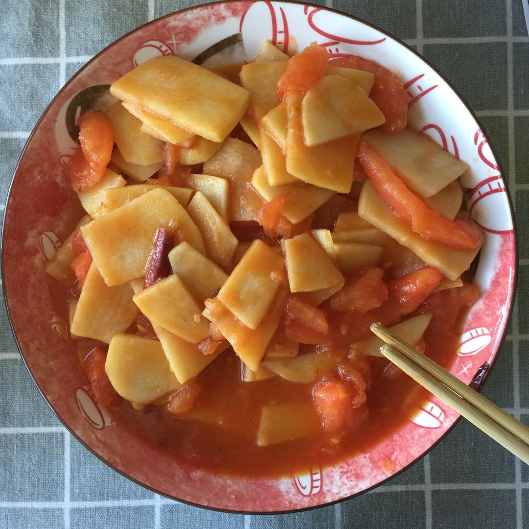 西红柿炒土豆