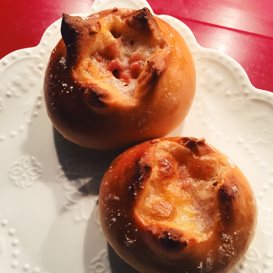 全麦芝士熔岩面包