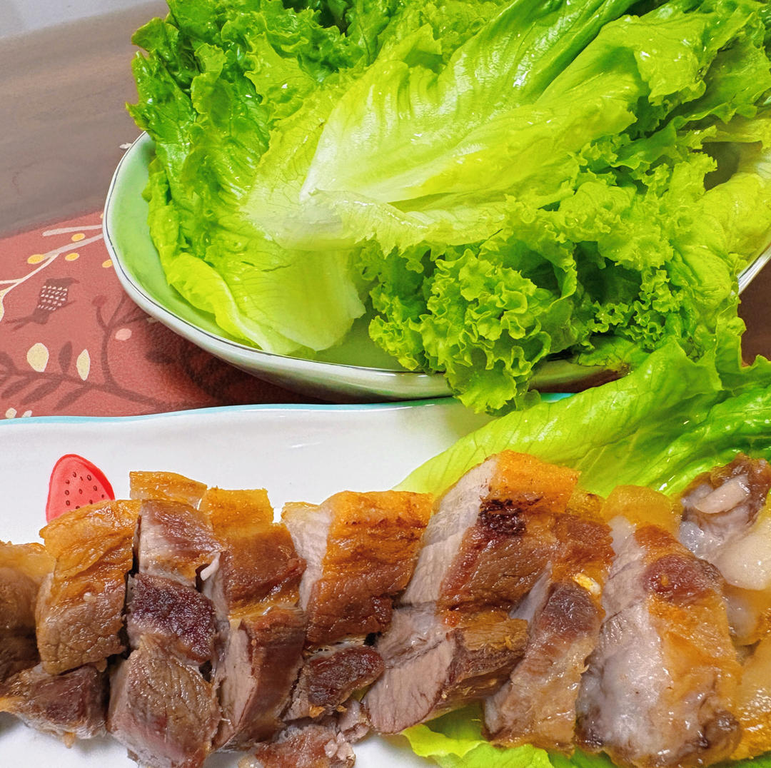 水煎五花肉两吃