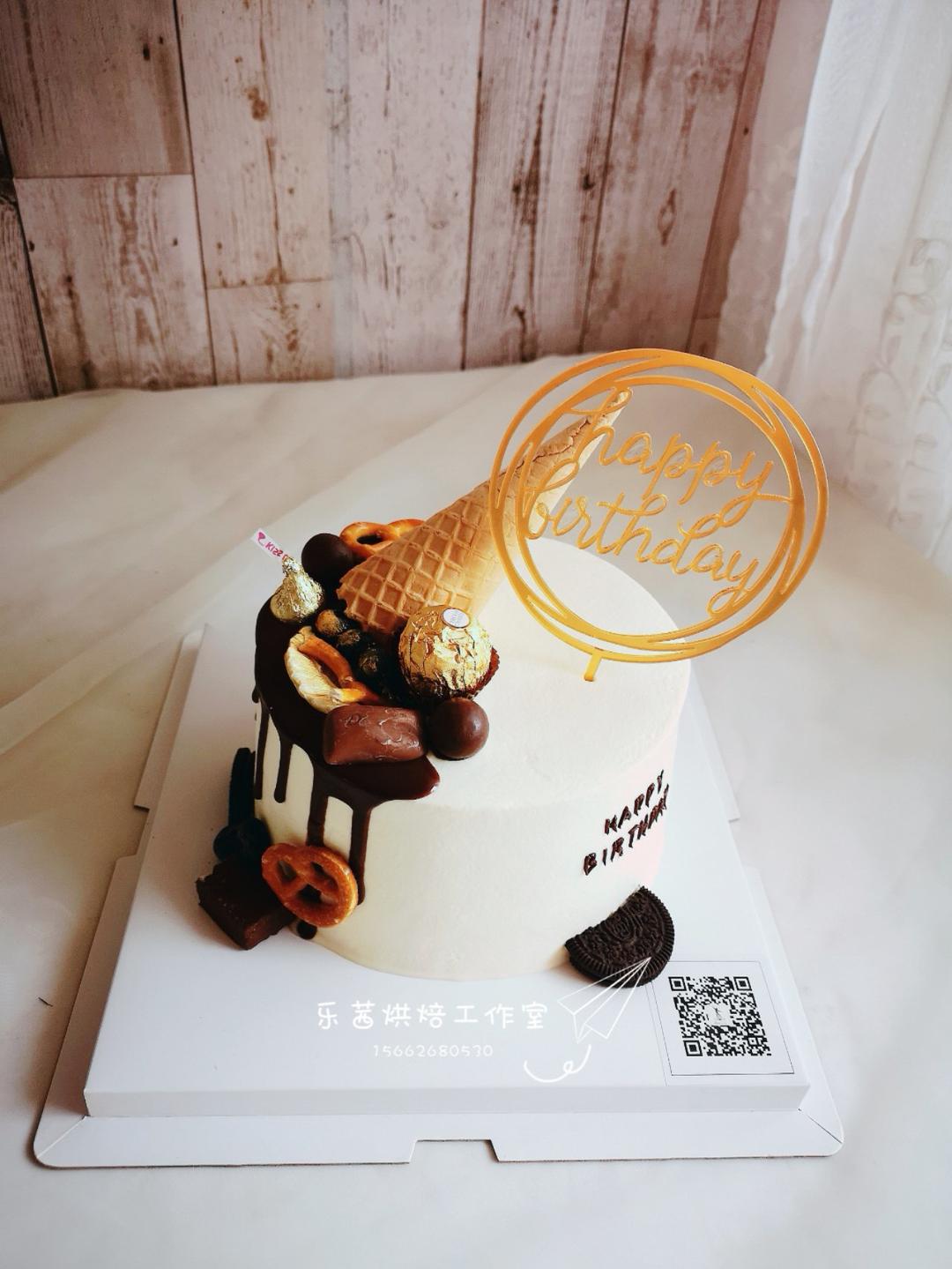 蛋糕淋面：巧克力甘纳许淋面（超美腻超快手）