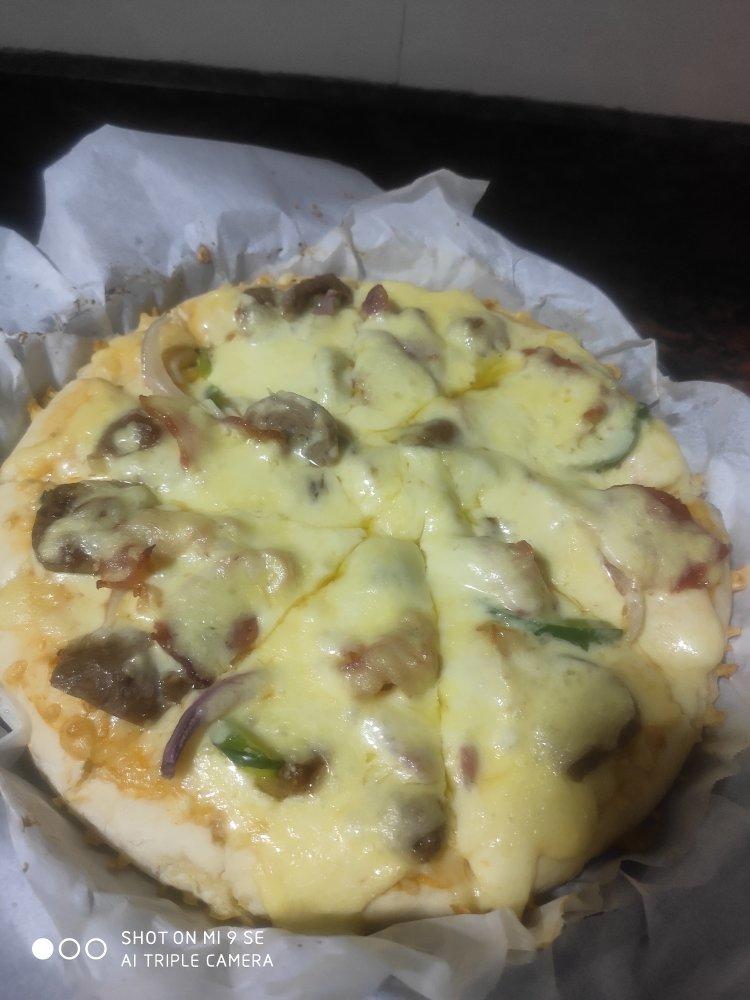八寸披萨（附带饼皮做法）