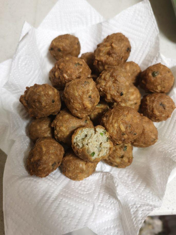 炸莲藕猪肉丸子-年味