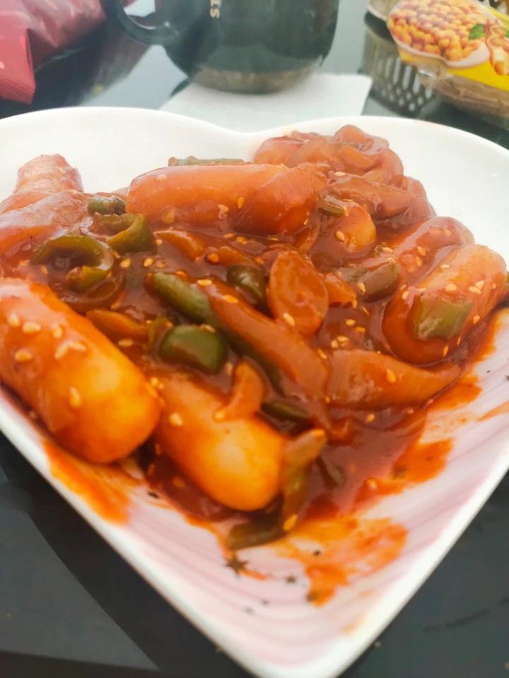 韩国炒芝士年糕