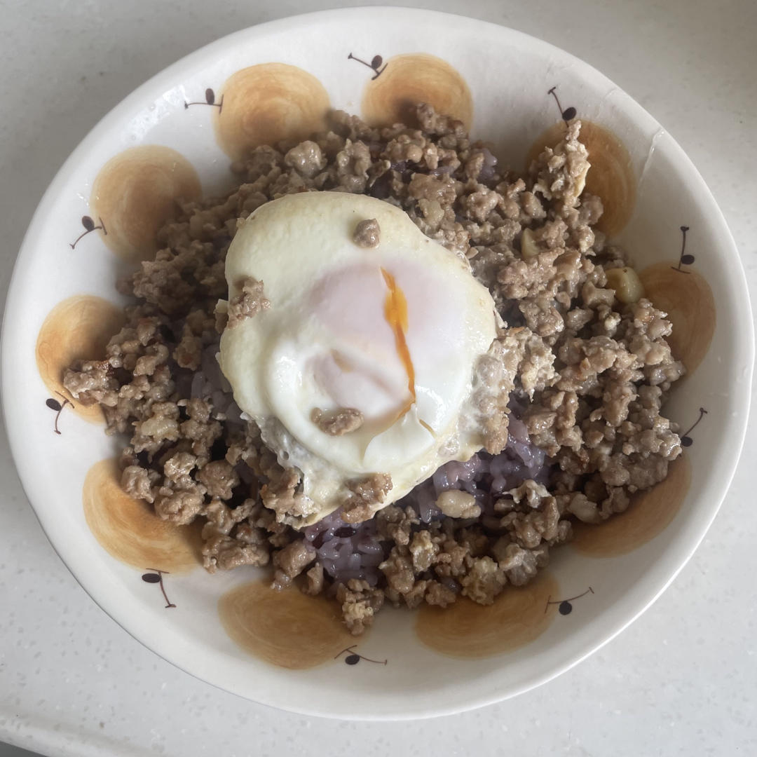 肉沫煎蛋盖饭(超下饭)