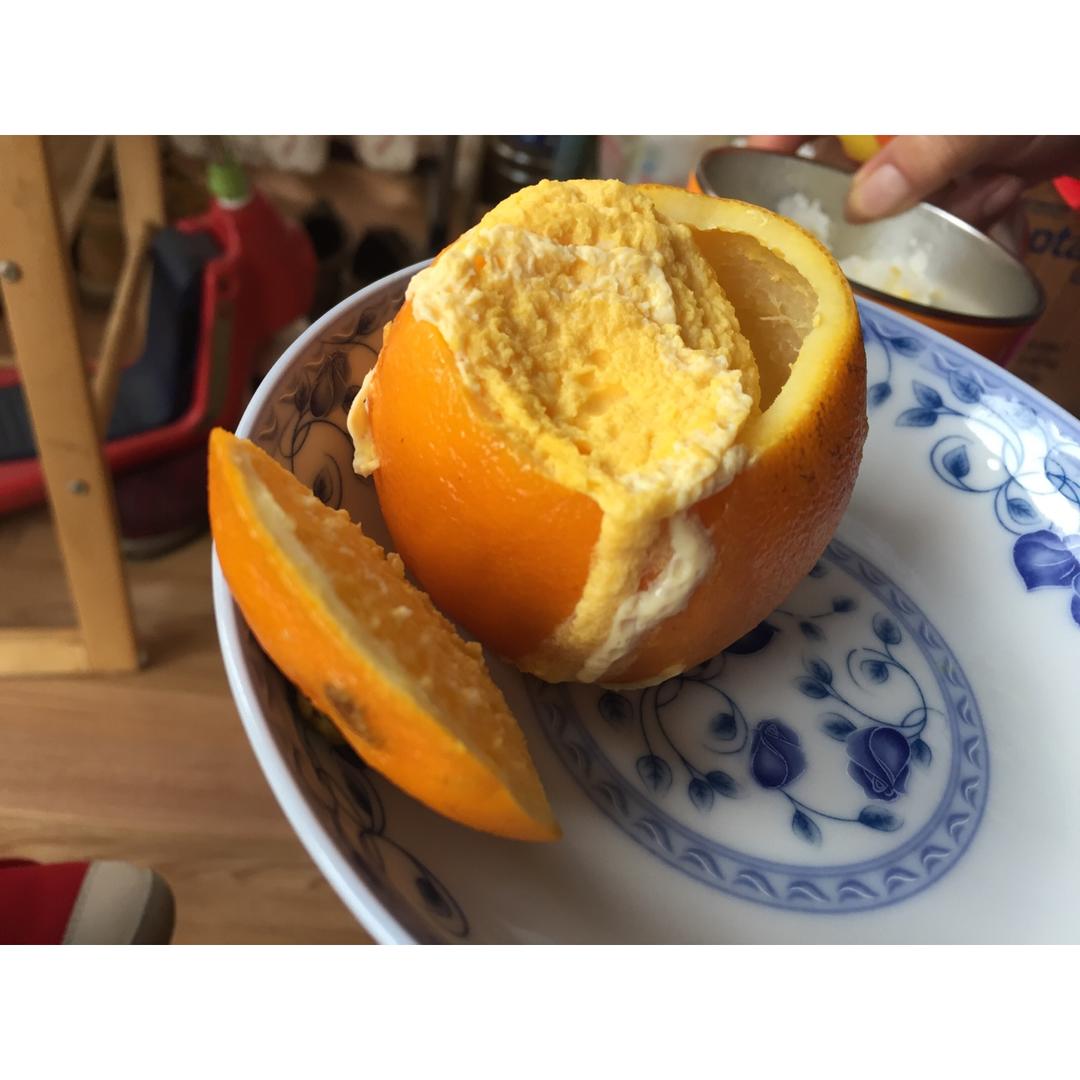 香橙蒸蛋，止咳化痰，宝宝的必备食谱（食疗），营养又美味