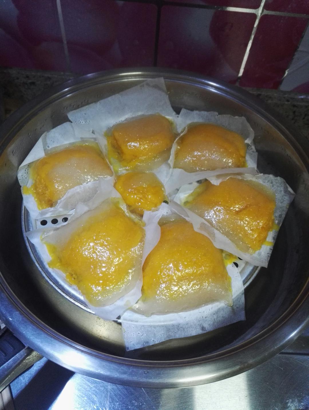 水晶红薯卷