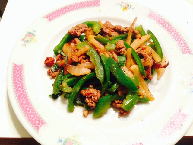青椒牛肉