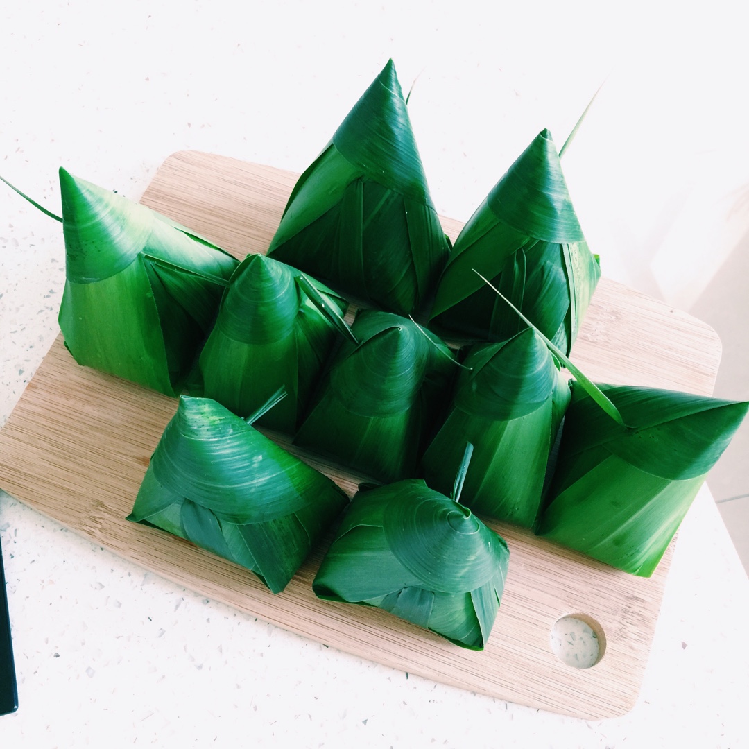 不捆线的穿粽子