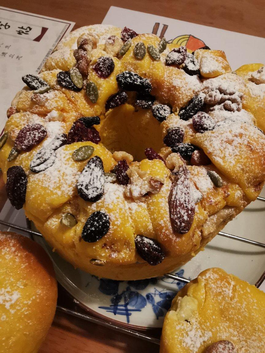 红薯炼乳手撕面包