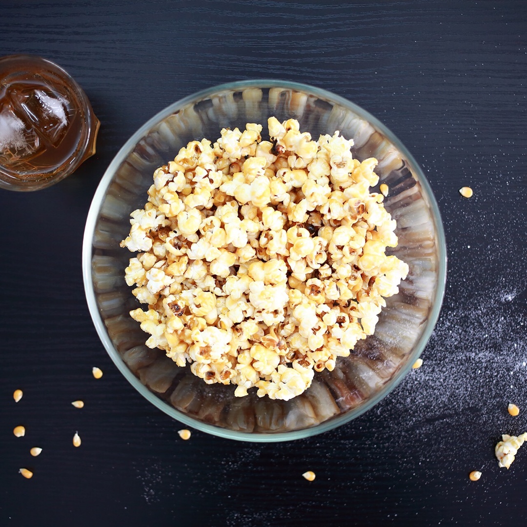 焦糖爆米花