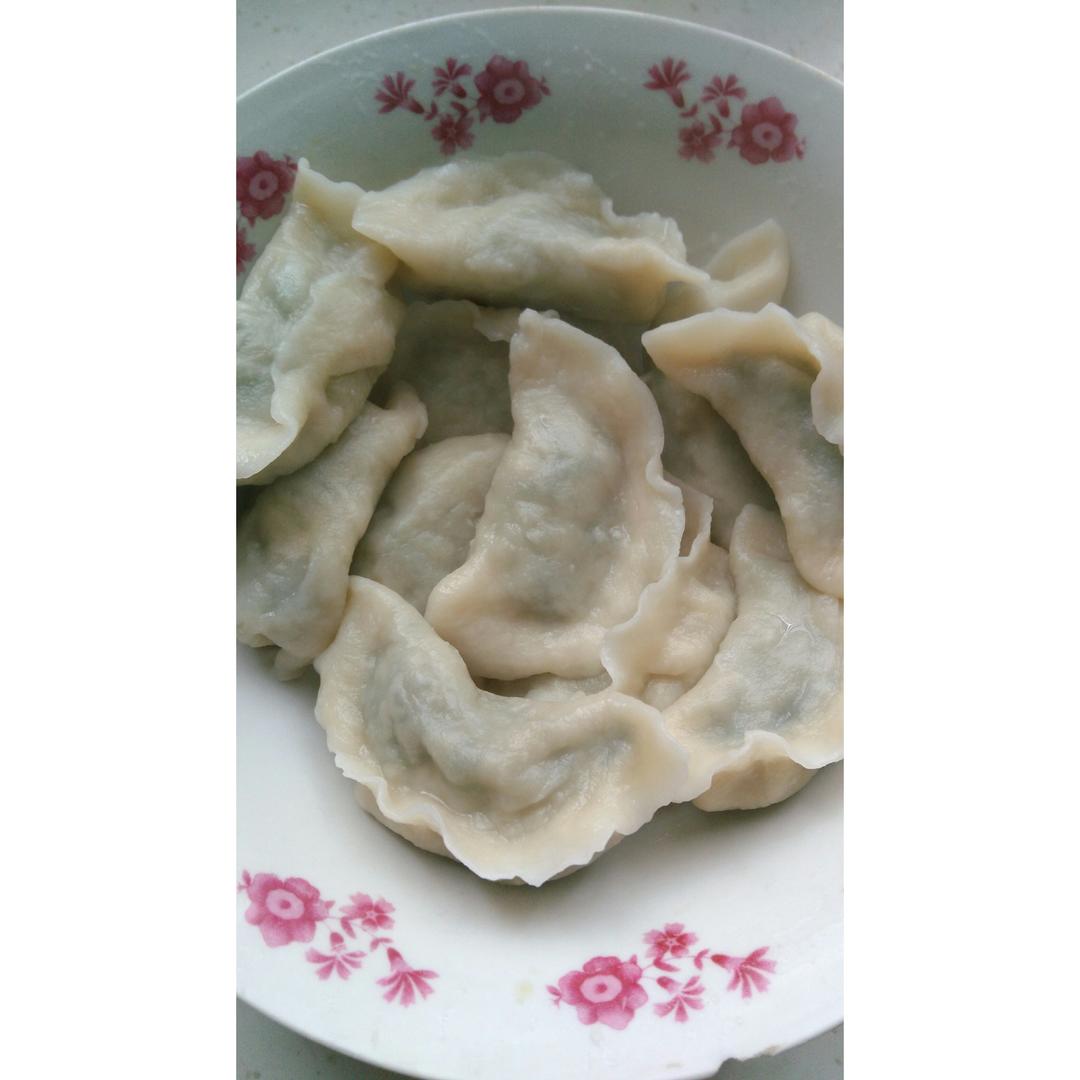 菠菜鸡蛋水饺