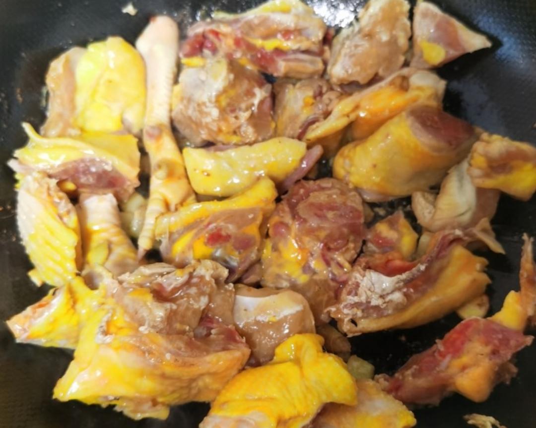 生炒土雞肉的做法 步驟1