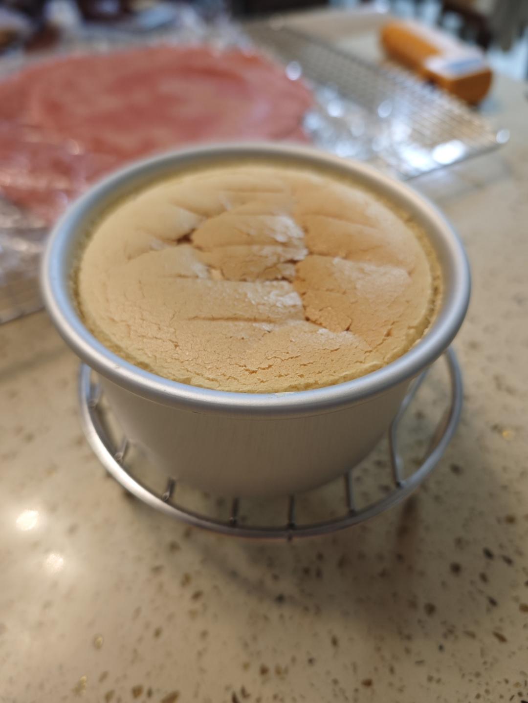 四寸戚风蛋糕—保姆级教程零失败配方分享
