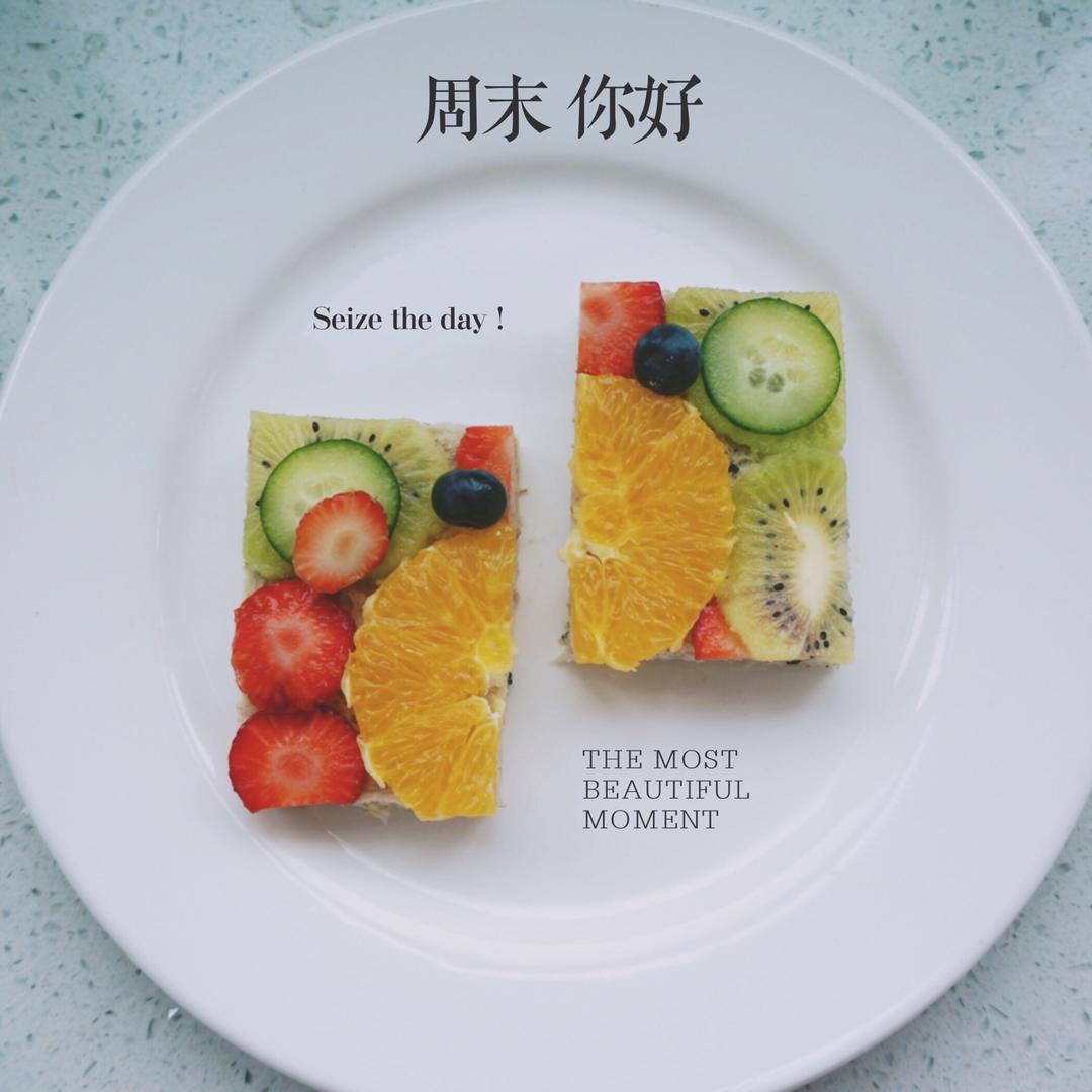 花样水果吐司