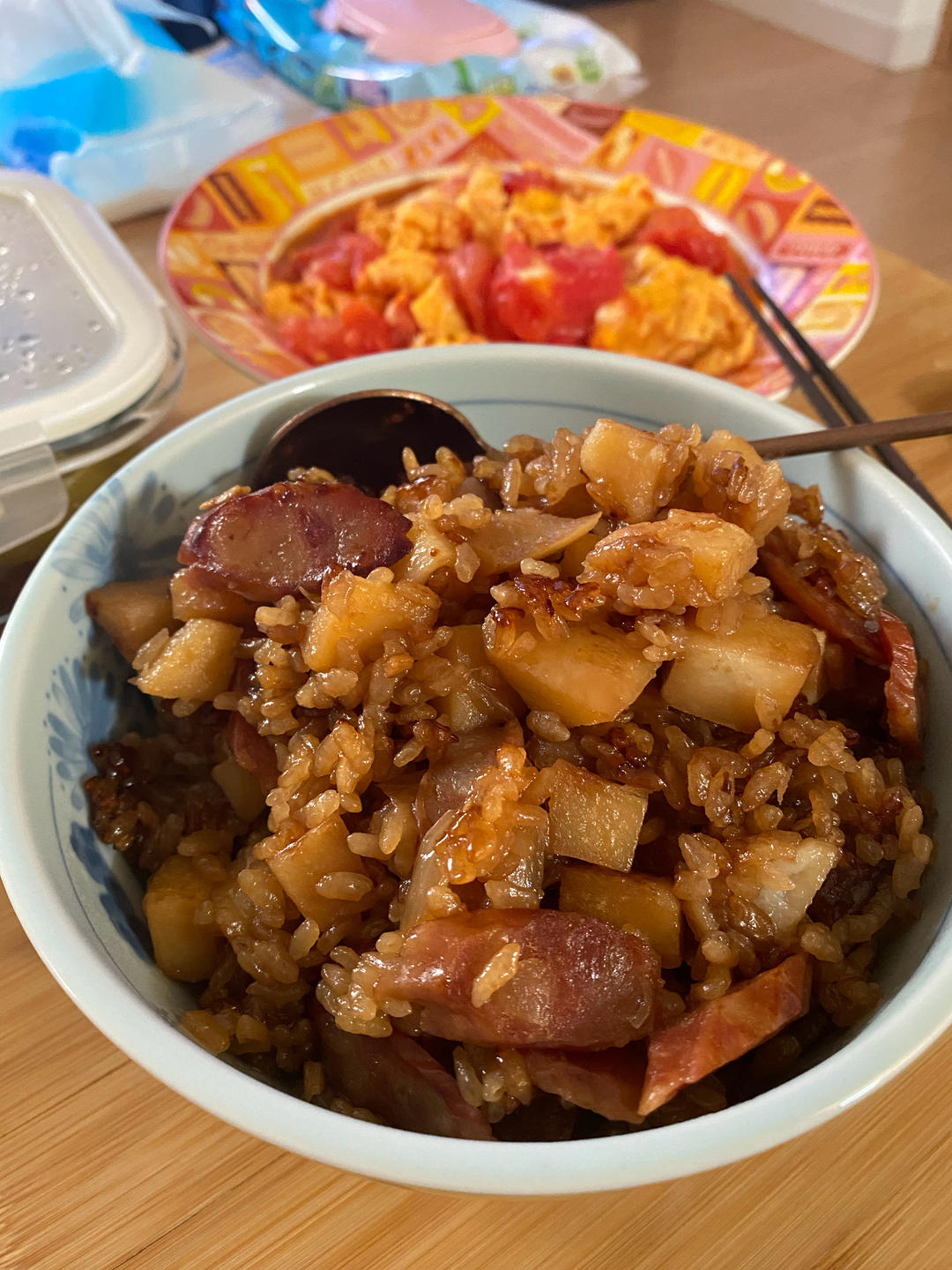 腊肠煲仔饭（电饭锅版）