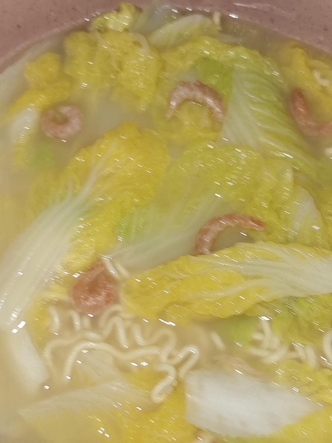 虾仁娃娃菜（煮的）
