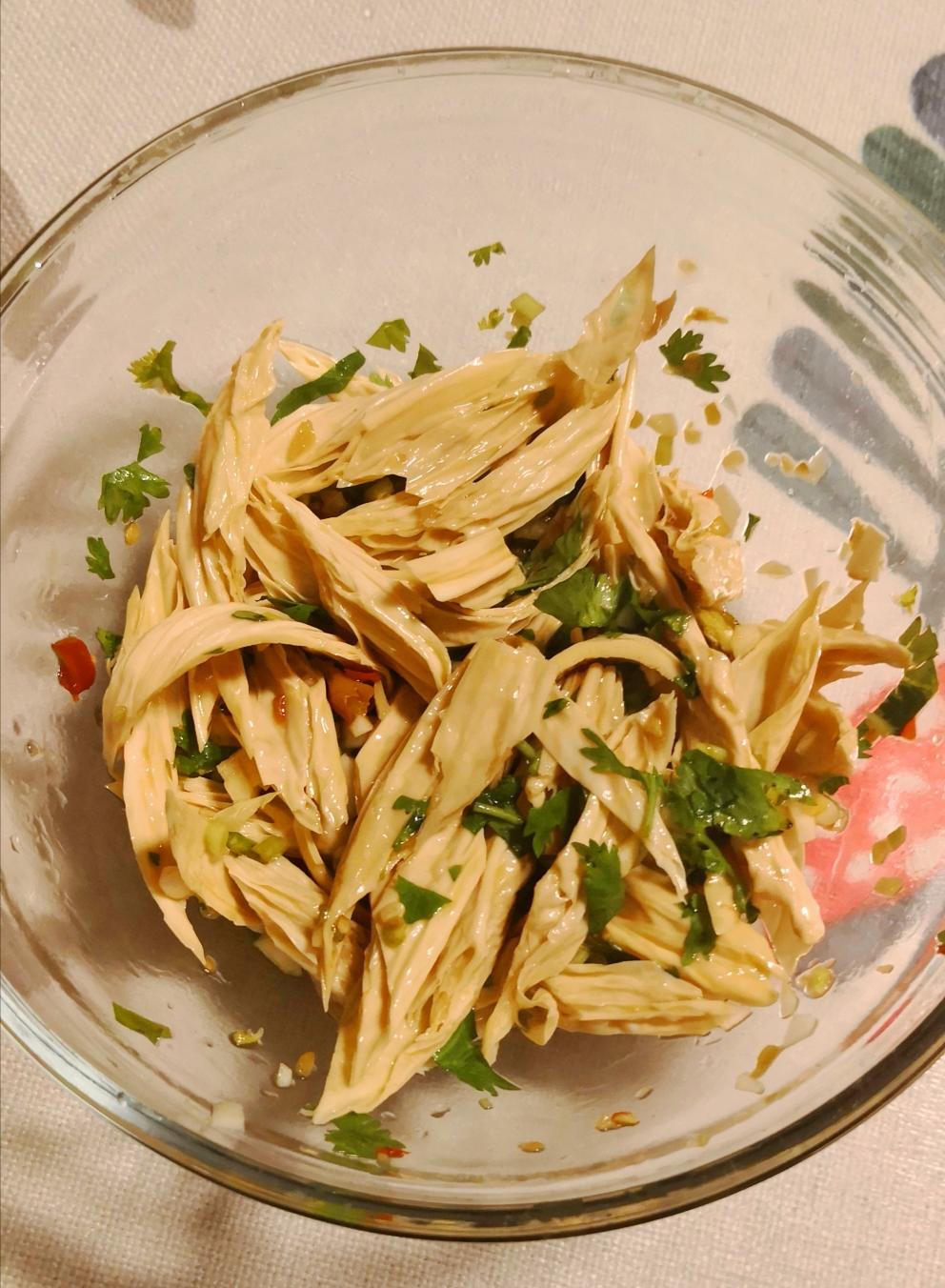 凉拌豆笋的做法