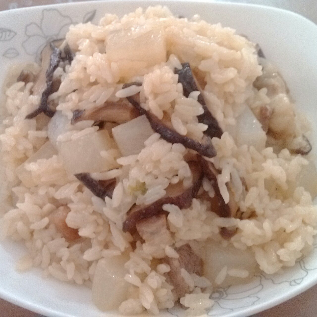 腊味萝卜饭