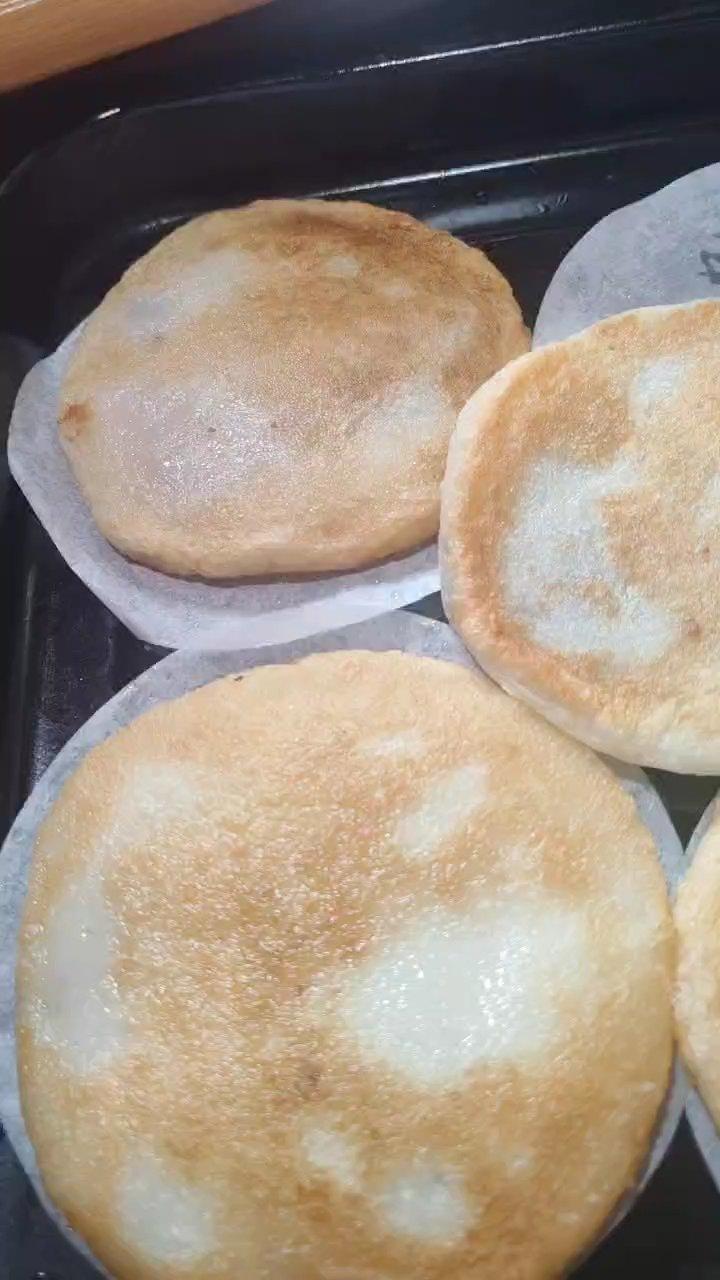 ㊙️东北糯米豆沙粘火勺 烫面法饼超级软 附虎口收拢法整形视频