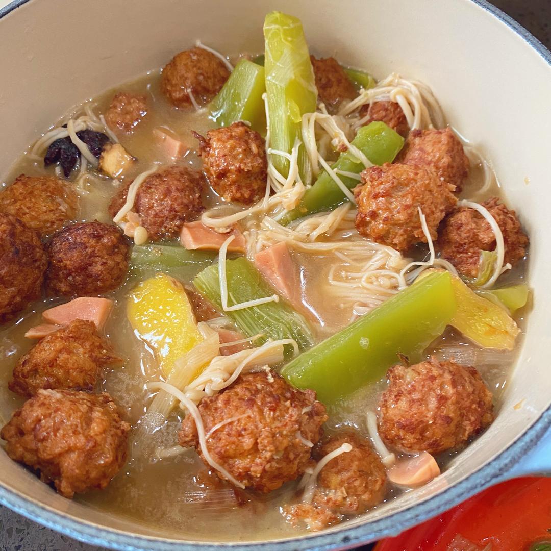 三鲜丸子的做法