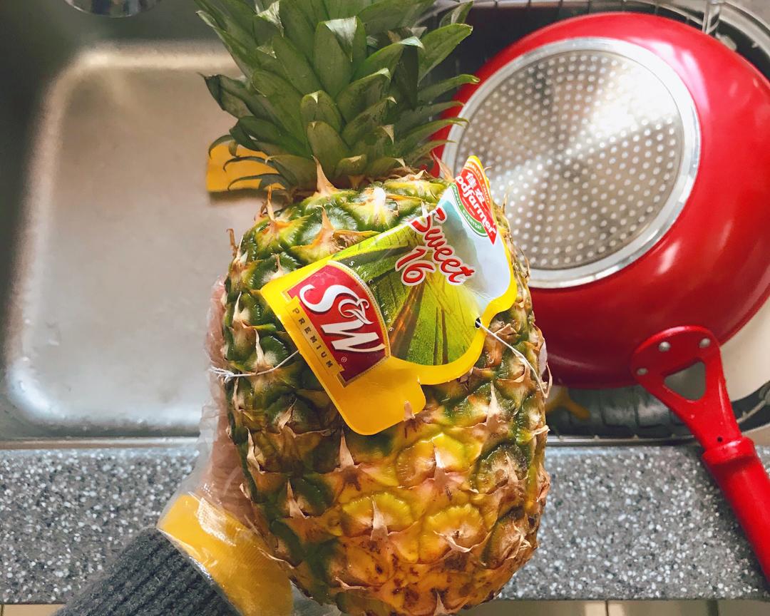 菠萝焗饭的做法