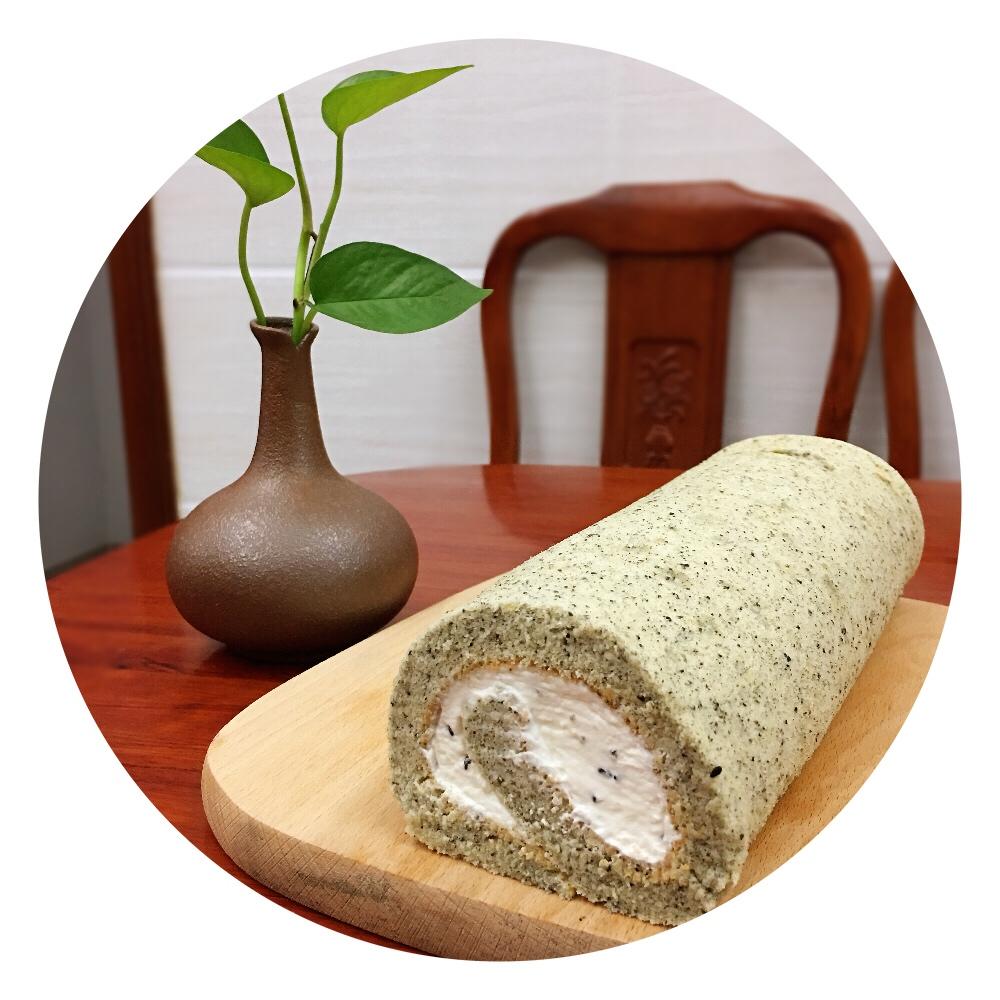 黑芝麻蛋糕卷