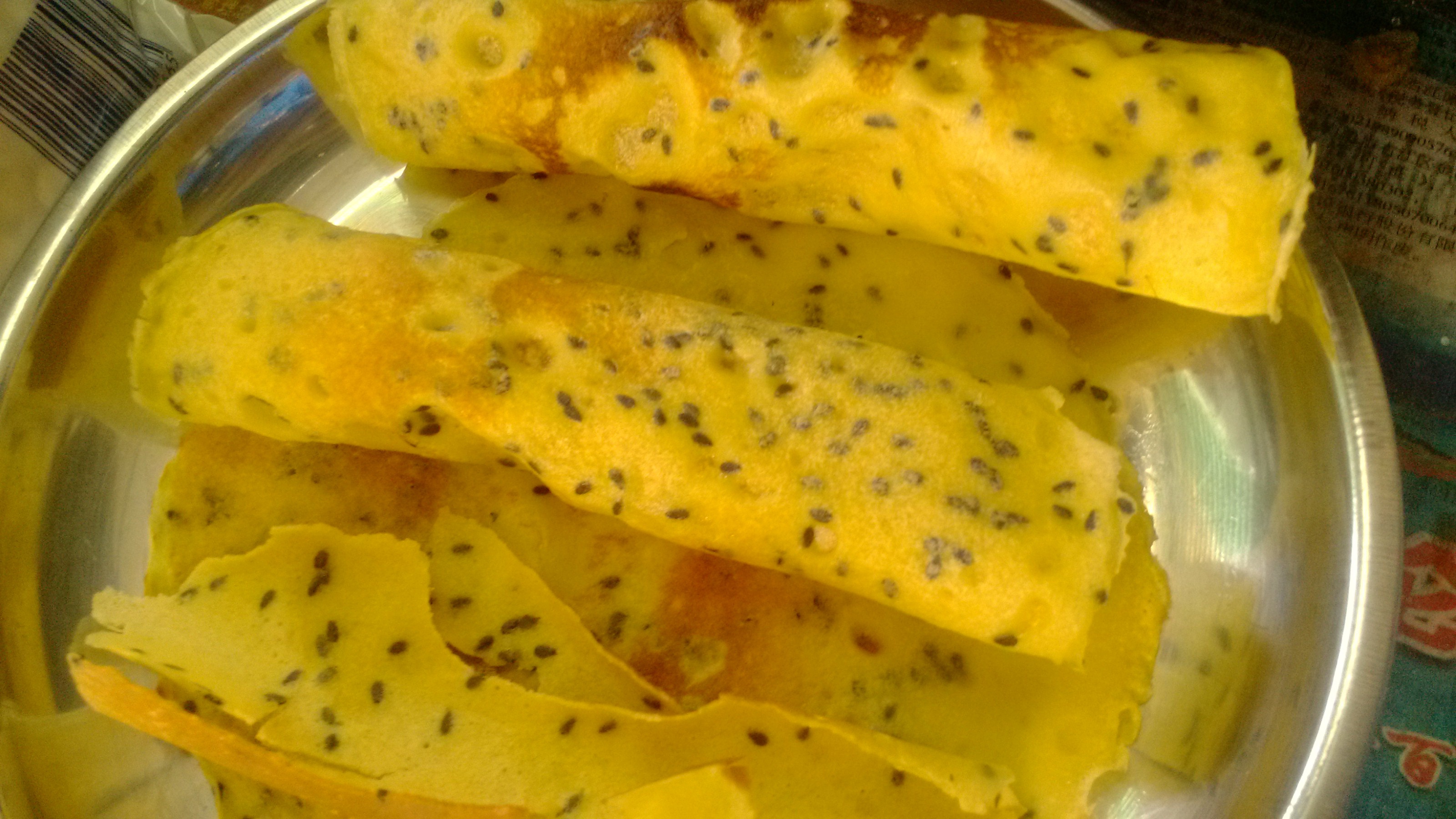 平底锅脆皮蛋卷