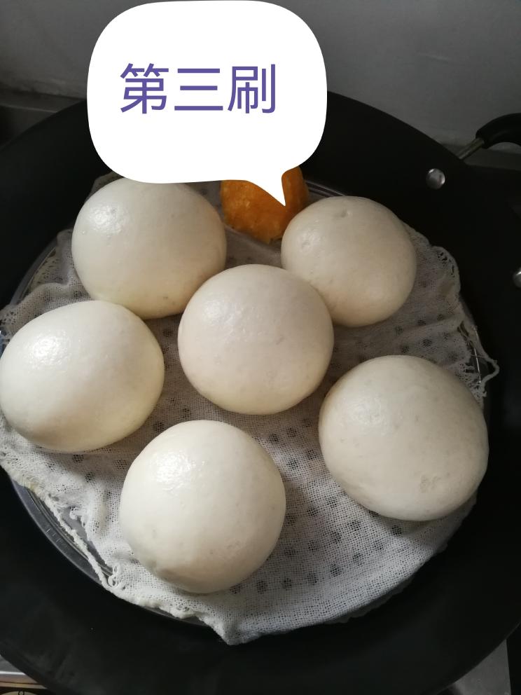 老面戗面白馒头