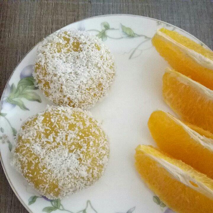 椰香南瓜紫薯糯米糍