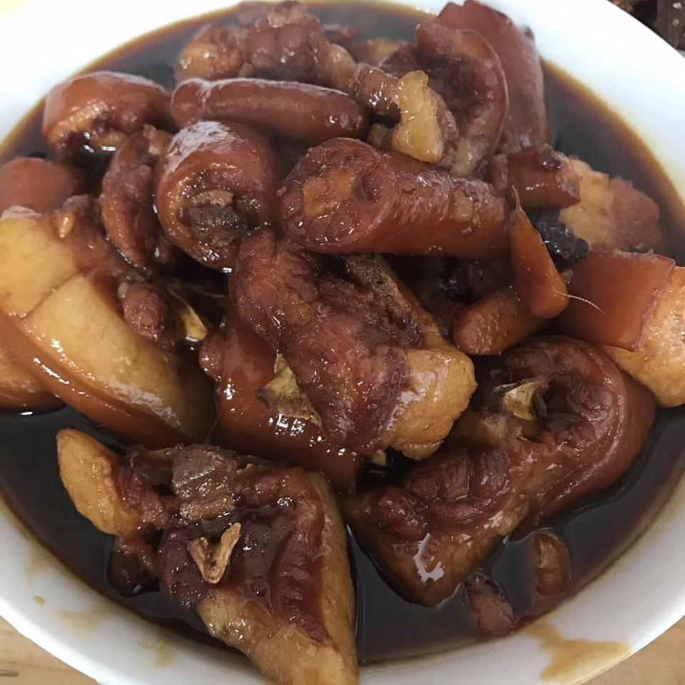 红烧猪尾巴【无油。微辣。