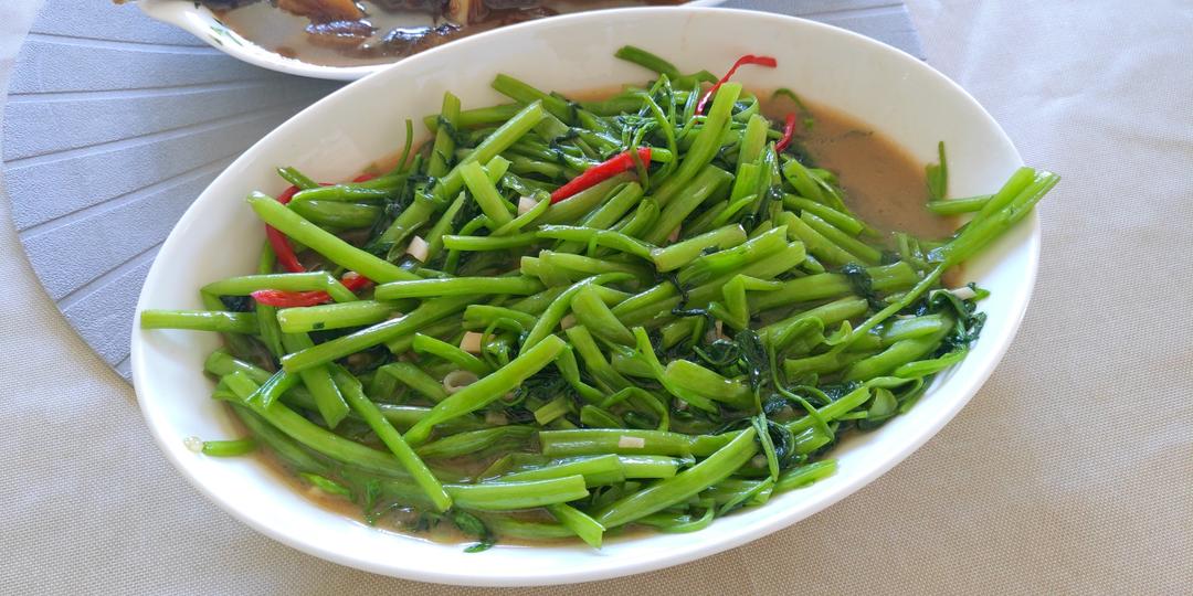 【曼食慢语】虾酱空心菜