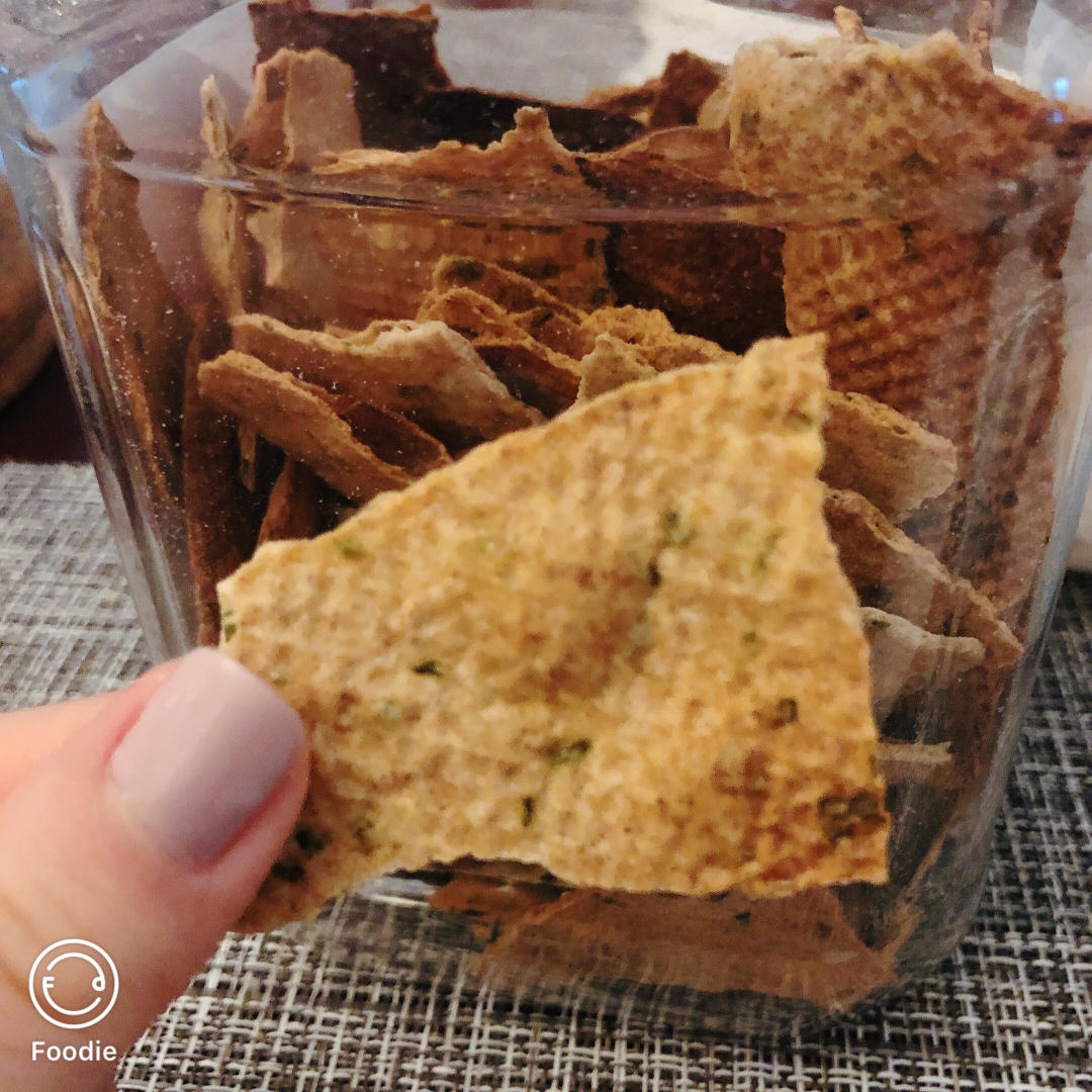 废弃酵种造起来-香葱苏打饼干