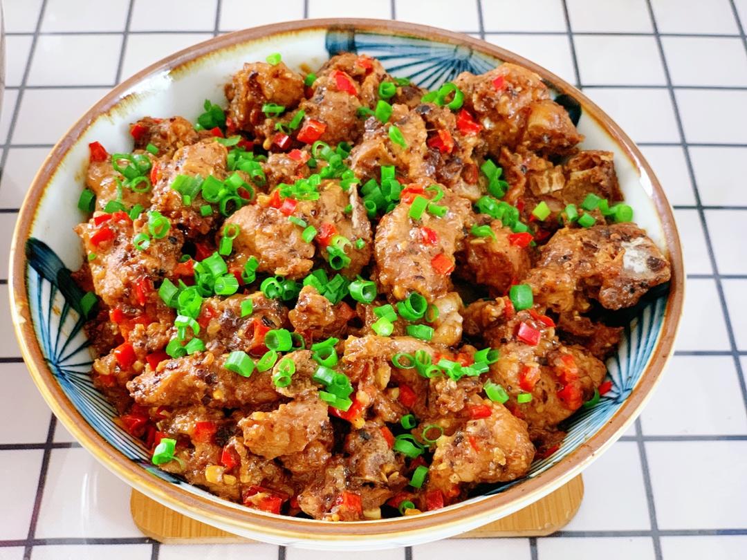 家常菜～豉汁蒸排骨