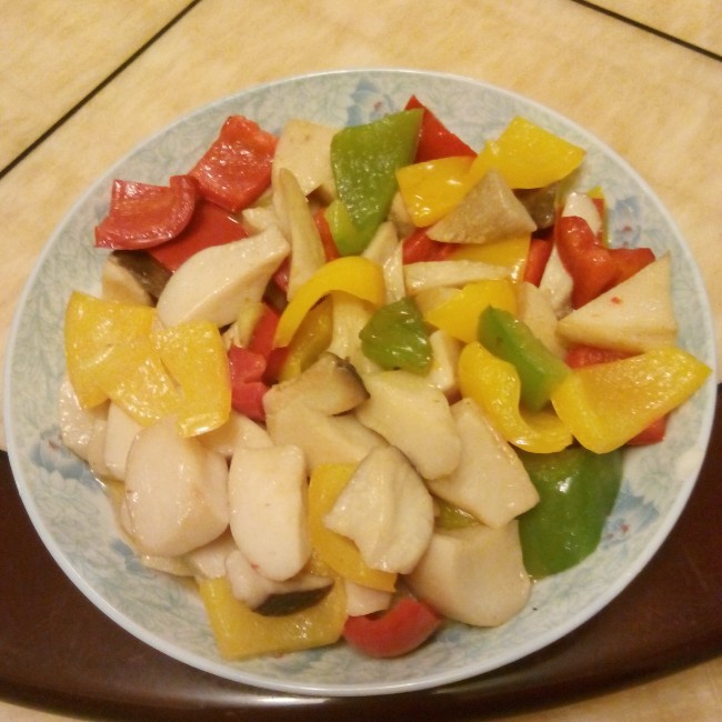 三色杏鲍菇