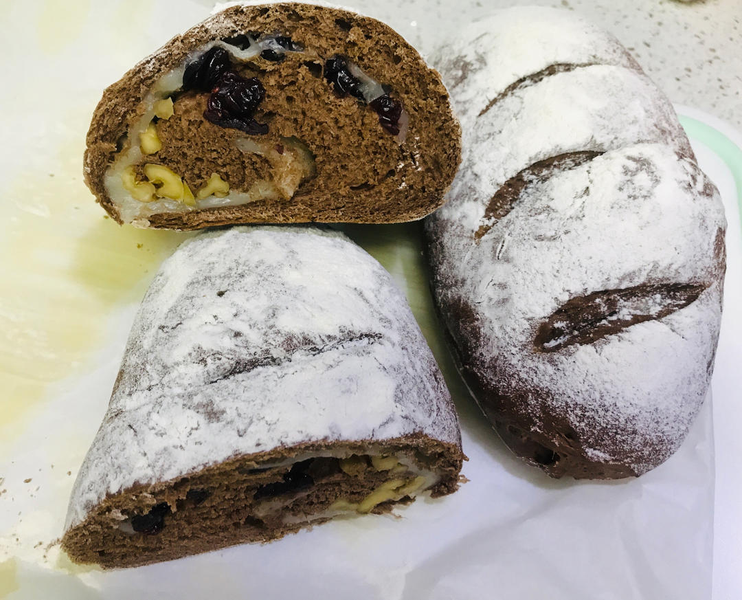 巧克力麻薯软欧包