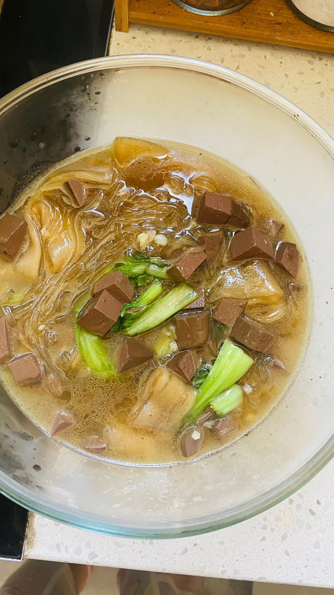 鸭血粉丝汤（无浓汤宝）