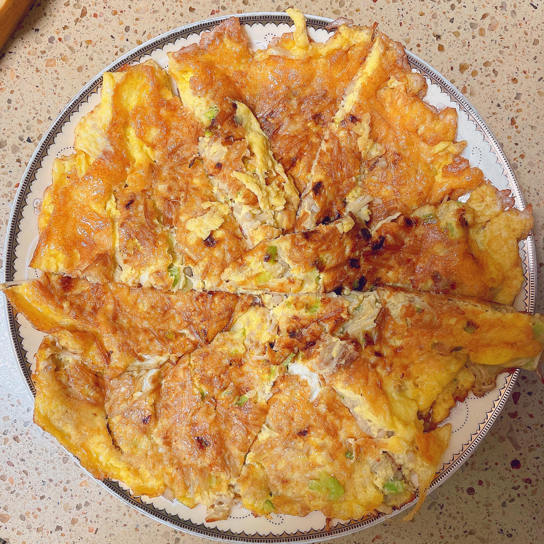 金针菇蛋饼