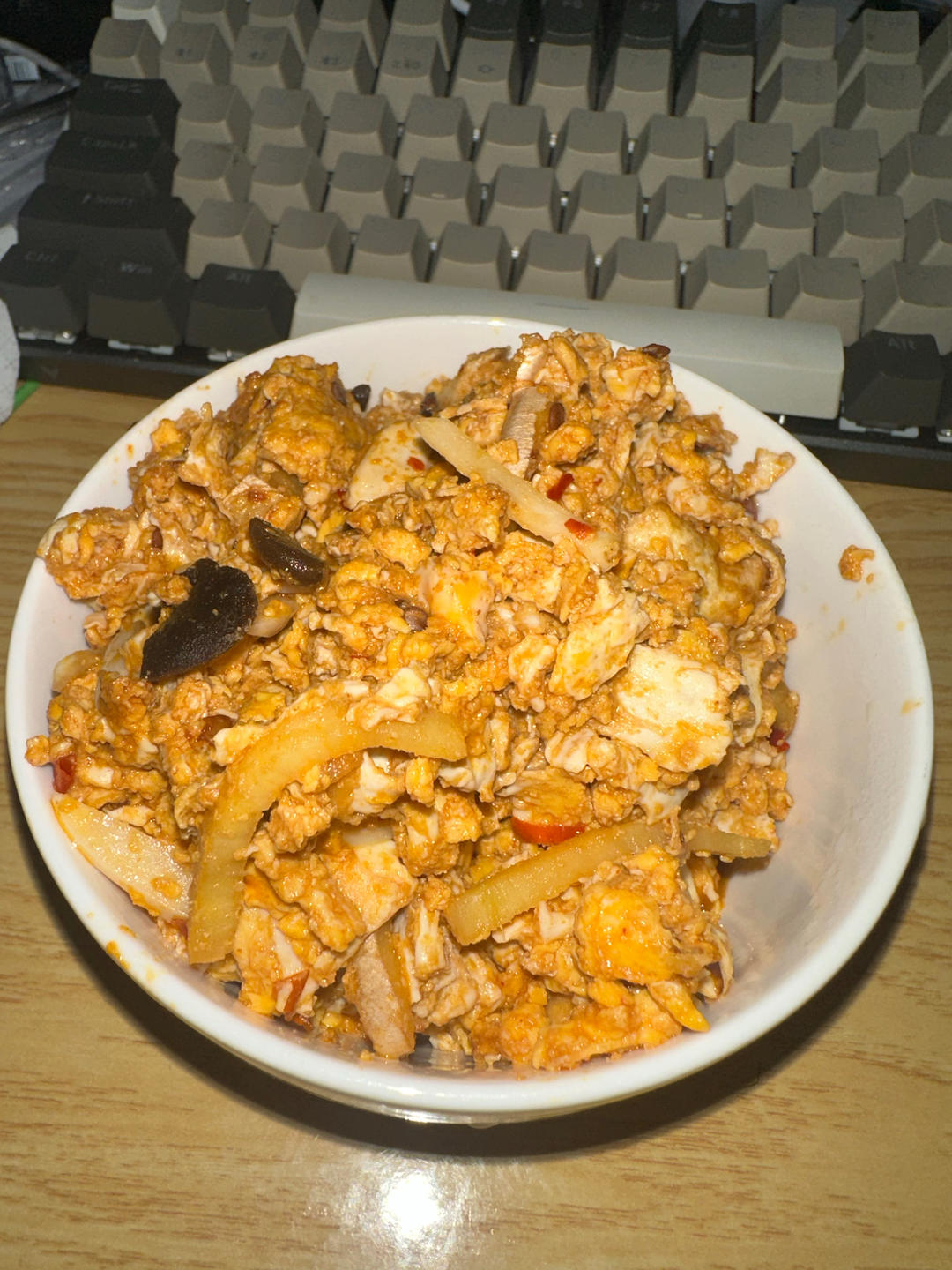 油爆醋炒蛋(长沙下饭菜)