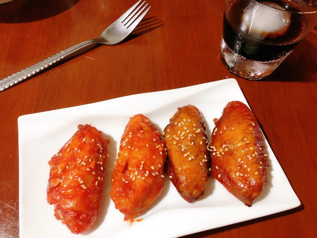 韩式辣酱烤鸡翅根