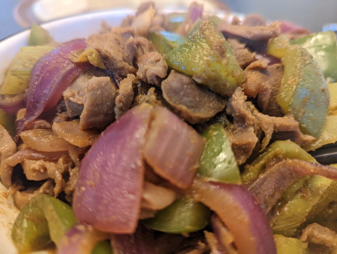 家常小炒鸡胗🉑️太下饭了