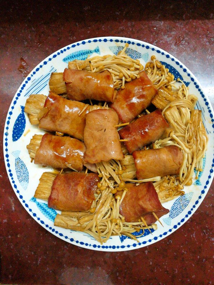 金针菇培根卷