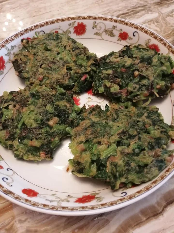 减脂苋菜饼