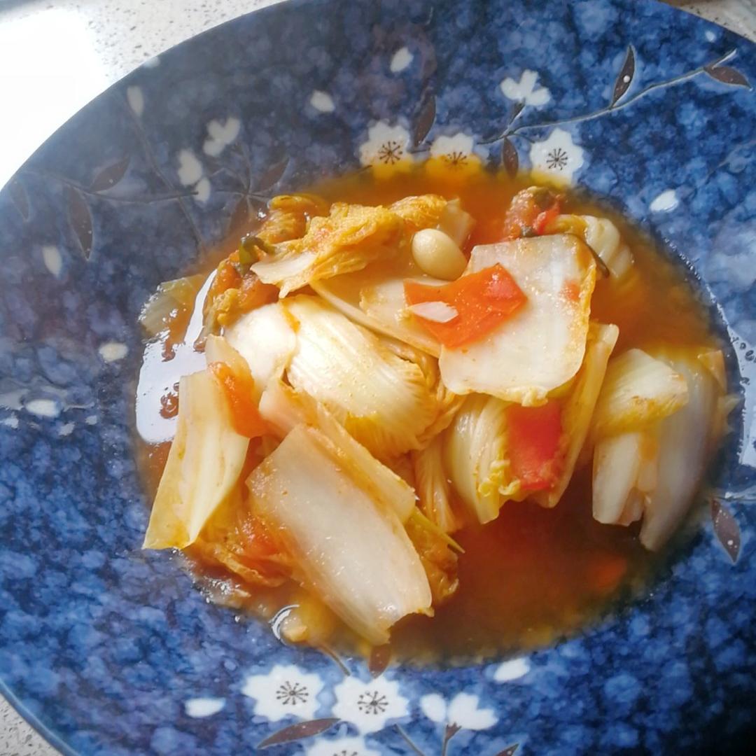 酸辣娃娃菜