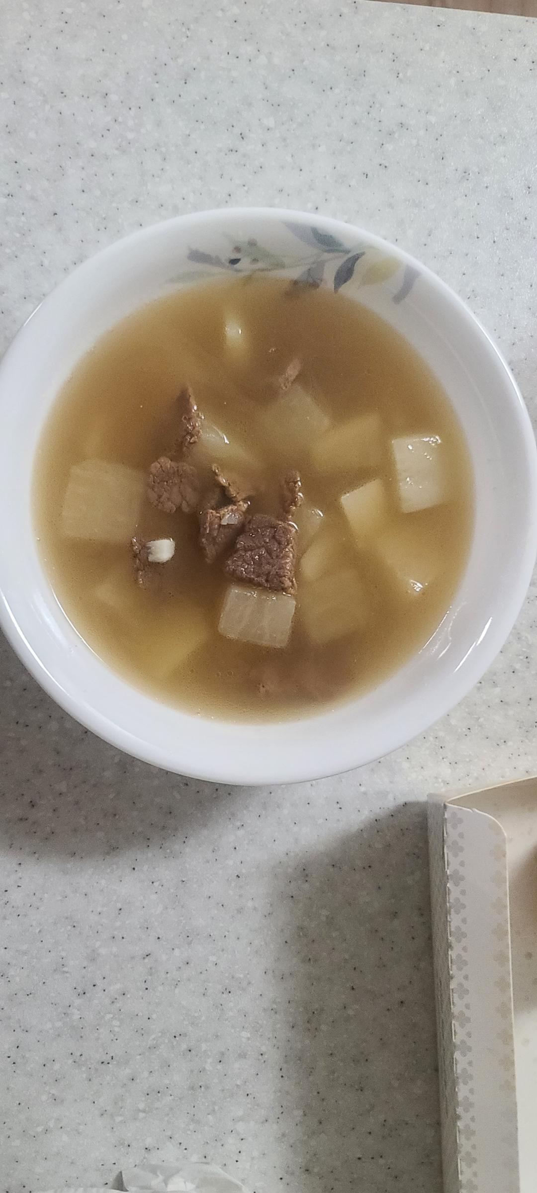 韩式超简单牛肉萝卜汤