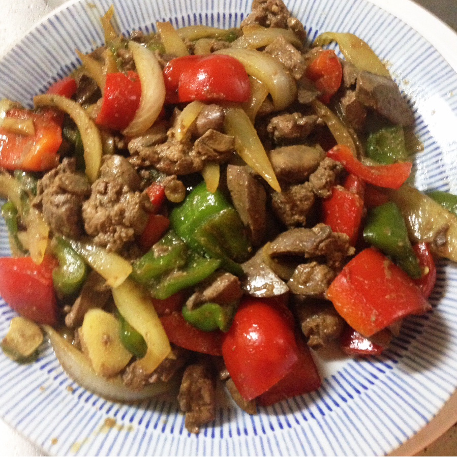 爆炒鸡肝