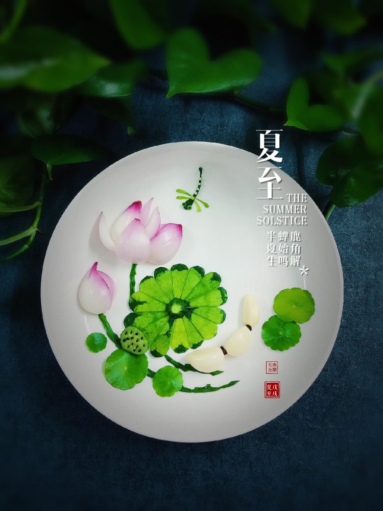 我的蔬果盘画~“中国风”