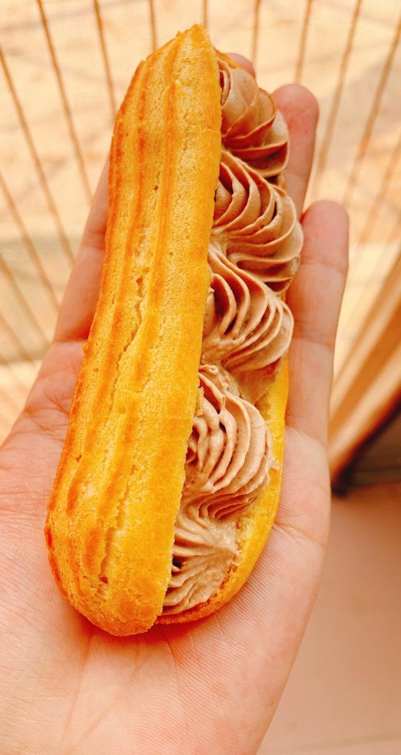 （视频菜谱）手指泡芙 Éclair／闪电泡芙