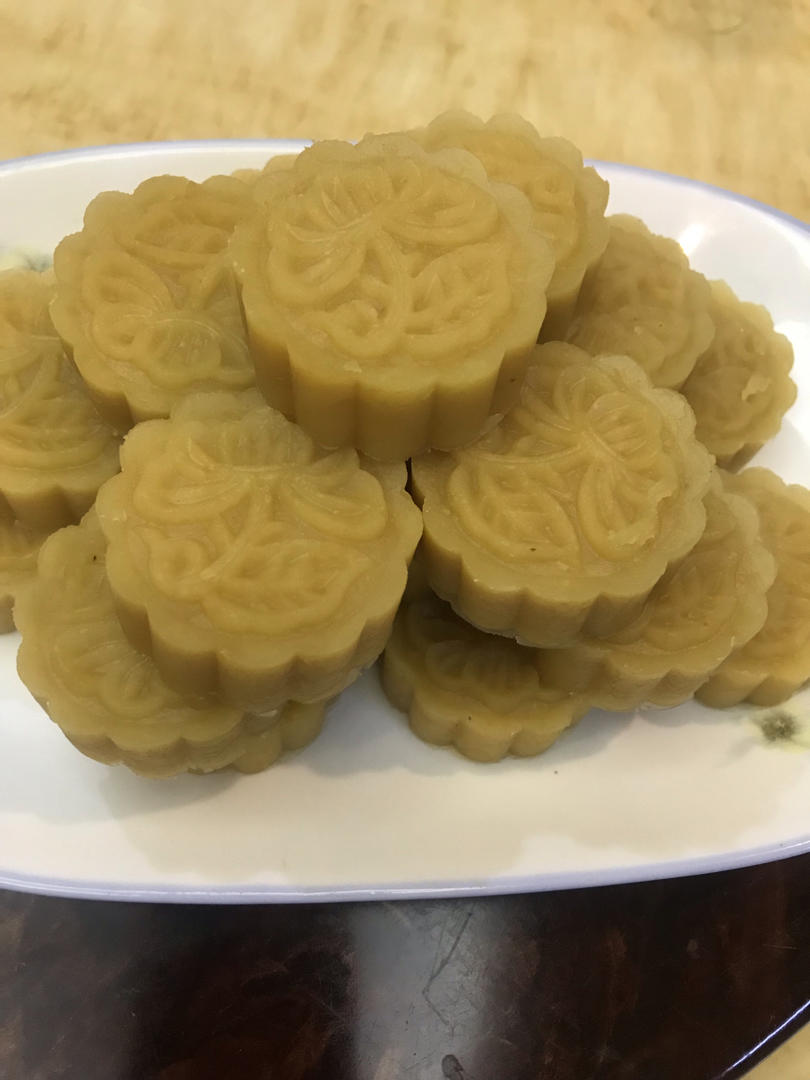 奶香绿豆糕（无豆腥味，超快手不麻烦）