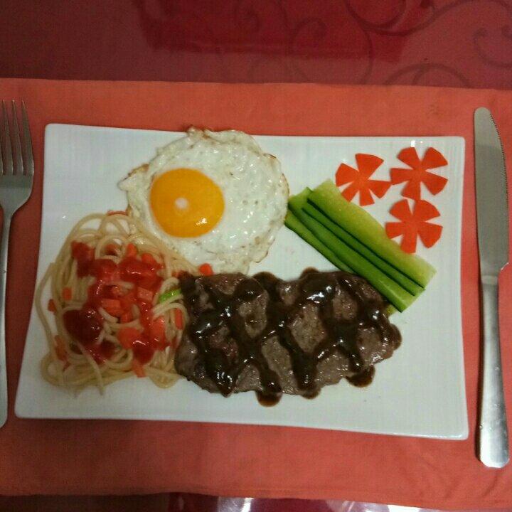 煎牛排